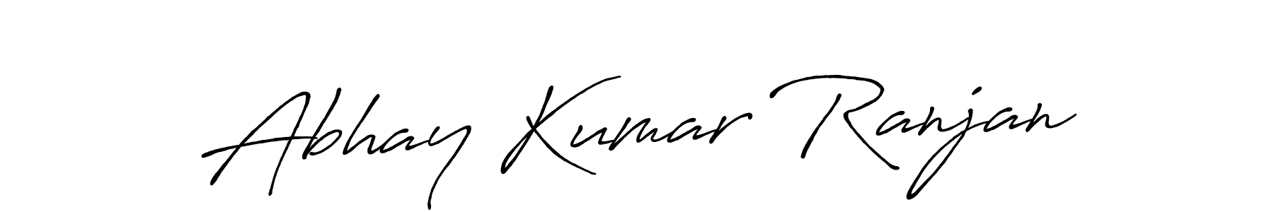 Use a signature maker to create a handwritten signature online. With this signature software, you can design (Antro_Vectra_Bolder) your own signature for name Abhay Kumar Ranjan. Abhay Kumar Ranjan signature style 7 images and pictures png