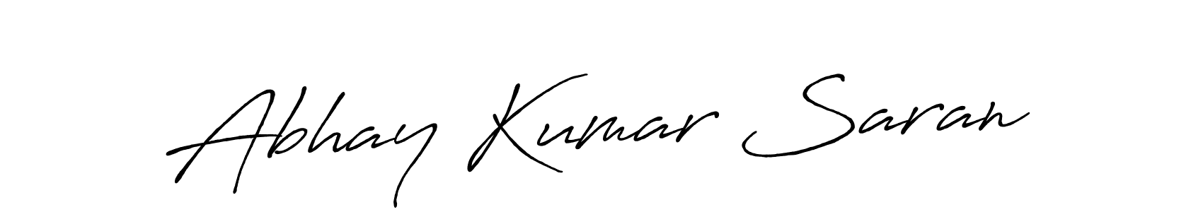 Also You can easily find your signature by using the search form. We will create Abhay Kumar Saran name handwritten signature images for you free of cost using Antro_Vectra_Bolder sign style. Abhay Kumar Saran signature style 7 images and pictures png