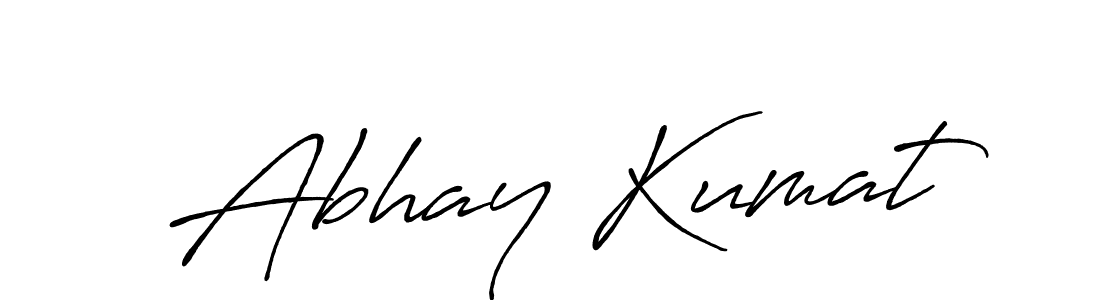 Also You can easily find your signature by using the search form. We will create Abhay Kumat name handwritten signature images for you free of cost using Antro_Vectra_Bolder sign style. Abhay Kumat signature style 7 images and pictures png