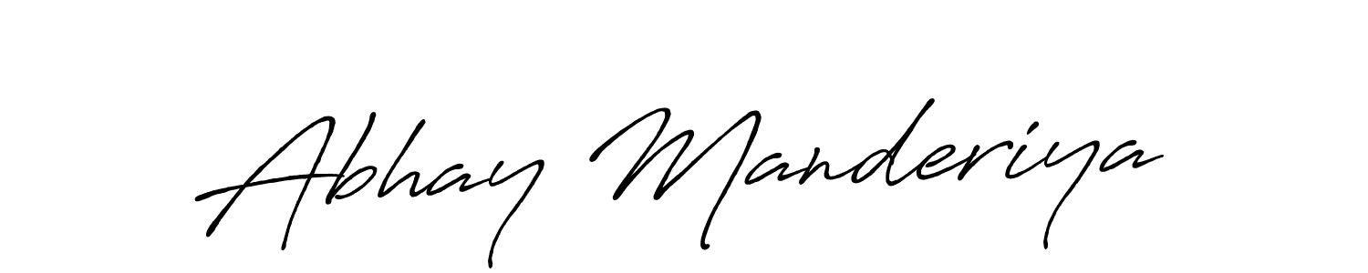 Also we have Abhay Manderiya name is the best signature style. Create professional handwritten signature collection using Antro_Vectra_Bolder autograph style. Abhay Manderiya signature style 7 images and pictures png