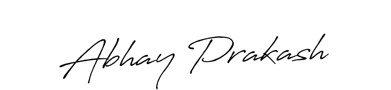 Abhay Prakash stylish signature style. Best Handwritten Sign (Antro_Vectra_Bolder) for my name. Handwritten Signature Collection Ideas for my name Abhay Prakash. Abhay Prakash signature style 7 images and pictures png