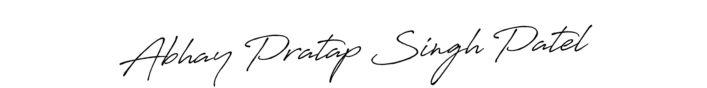 Design your own signature with our free online signature maker. With this signature software, you can create a handwritten (Antro_Vectra_Bolder) signature for name Abhay Pratap Singh Patel. Abhay Pratap Singh Patel signature style 7 images and pictures png
