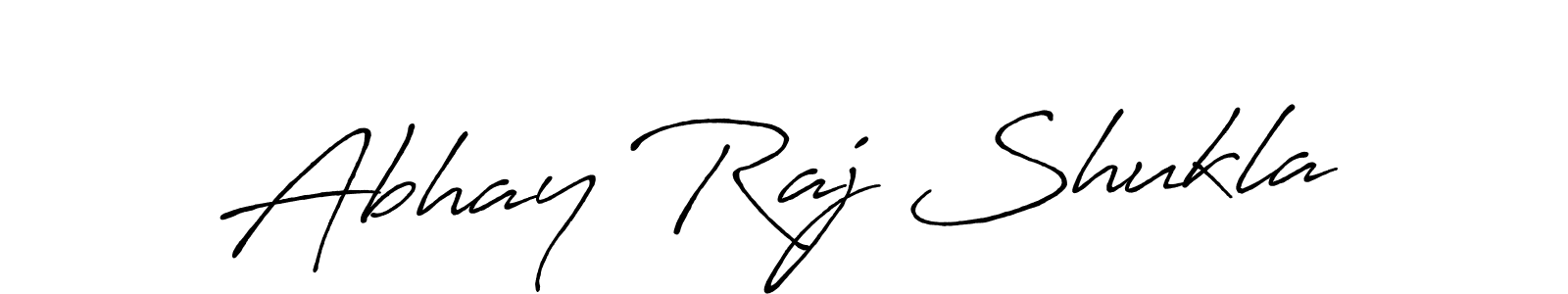 Abhay Raj Shukla stylish signature style. Best Handwritten Sign (Antro_Vectra_Bolder) for my name. Handwritten Signature Collection Ideas for my name Abhay Raj Shukla. Abhay Raj Shukla signature style 7 images and pictures png