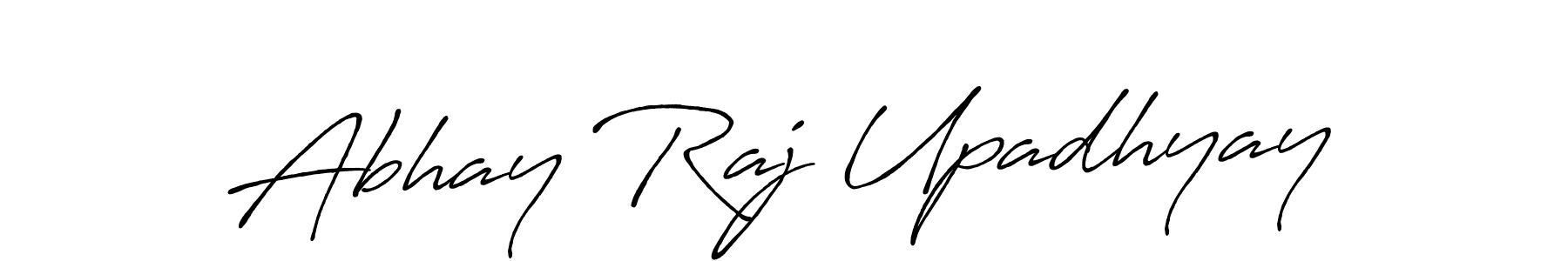 How to make Abhay Raj Upadhyay signature? Antro_Vectra_Bolder is a professional autograph style. Create handwritten signature for Abhay Raj Upadhyay name. Abhay Raj Upadhyay signature style 7 images and pictures png