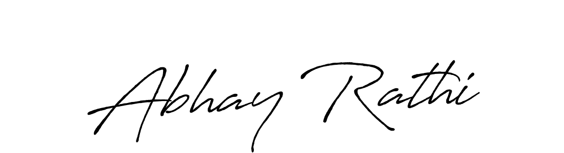 Abhay Rathi stylish signature style. Best Handwritten Sign (Antro_Vectra_Bolder) for my name. Handwritten Signature Collection Ideas for my name Abhay Rathi. Abhay Rathi signature style 7 images and pictures png