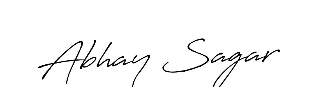 Abhay Sagar stylish signature style. Best Handwritten Sign (Antro_Vectra_Bolder) for my name. Handwritten Signature Collection Ideas for my name Abhay Sagar. Abhay Sagar signature style 7 images and pictures png