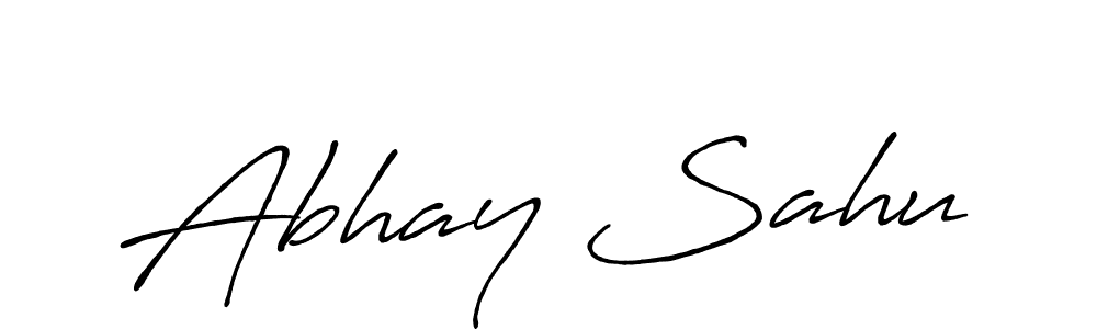 Similarly Antro_Vectra_Bolder is the best handwritten signature design. Signature creator online .You can use it as an online autograph creator for name Abhay Sahu. Abhay Sahu signature style 7 images and pictures png