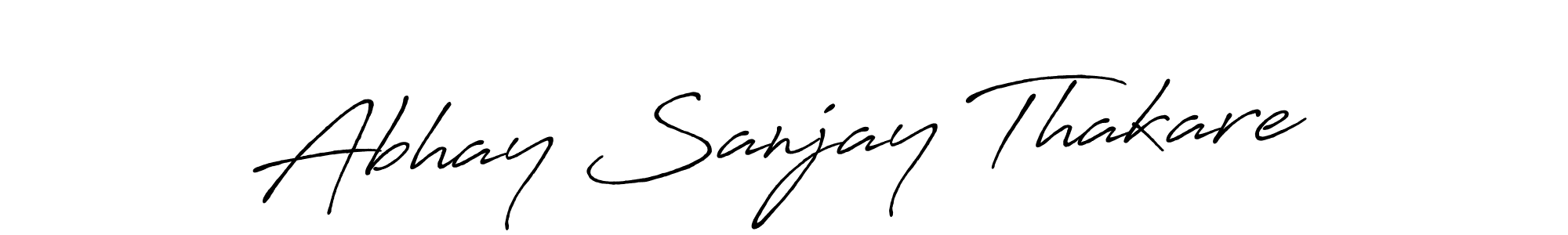 You can use this online signature creator to create a handwritten signature for the name Abhay Sanjay Thakare. This is the best online autograph maker. Abhay Sanjay Thakare signature style 7 images and pictures png