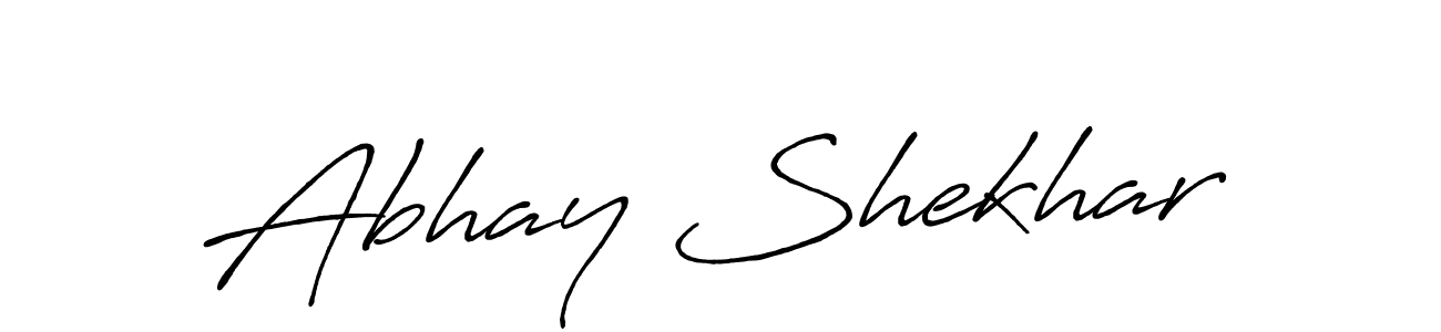 It looks lik you need a new signature style for name Abhay Shekhar. Design unique handwritten (Antro_Vectra_Bolder) signature with our free signature maker in just a few clicks. Abhay Shekhar signature style 7 images and pictures png