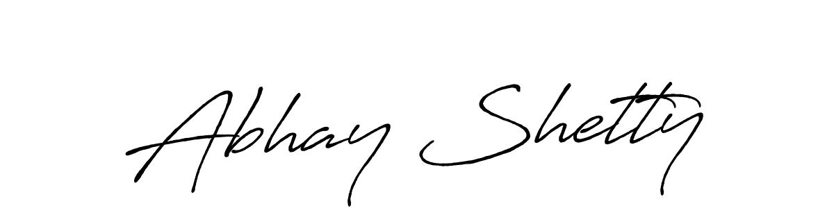 How to make Abhay Shetty signature? Antro_Vectra_Bolder is a professional autograph style. Create handwritten signature for Abhay Shetty name. Abhay Shetty signature style 7 images and pictures png