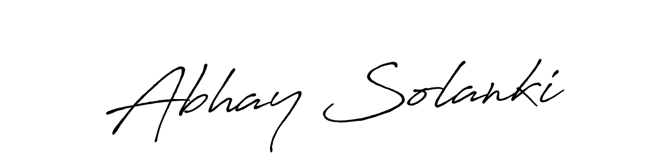 Make a beautiful signature design for name Abhay Solanki. Use this online signature maker to create a handwritten signature for free. Abhay Solanki signature style 7 images and pictures png