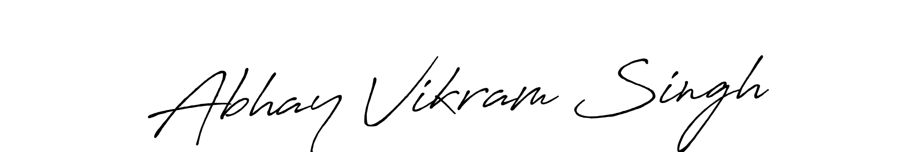 Use a signature maker to create a handwritten signature online. With this signature software, you can design (Antro_Vectra_Bolder) your own signature for name Abhay Vikram Singh. Abhay Vikram Singh signature style 7 images and pictures png