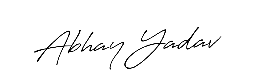 The best way (Antro_Vectra_Bolder) to make a short signature is to pick only two or three words in your name. The name Abhay Yadav include a total of six letters. For converting this name. Abhay Yadav signature style 7 images and pictures png