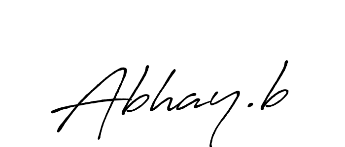 You should practise on your own different ways (Antro_Vectra_Bolder) to write your name (Abhay.b) in signature. don't let someone else do it for you. Abhay.b signature style 7 images and pictures png