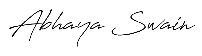 Make a beautiful signature design for name Abhaya Swain. With this signature (Antro_Vectra_Bolder) style, you can create a handwritten signature for free. Abhaya Swain signature style 7 images and pictures png