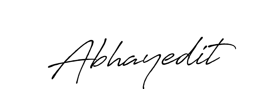 How to make Abhayedit signature? Antro_Vectra_Bolder is a professional autograph style. Create handwritten signature for Abhayedit name. Abhayedit signature style 7 images and pictures png