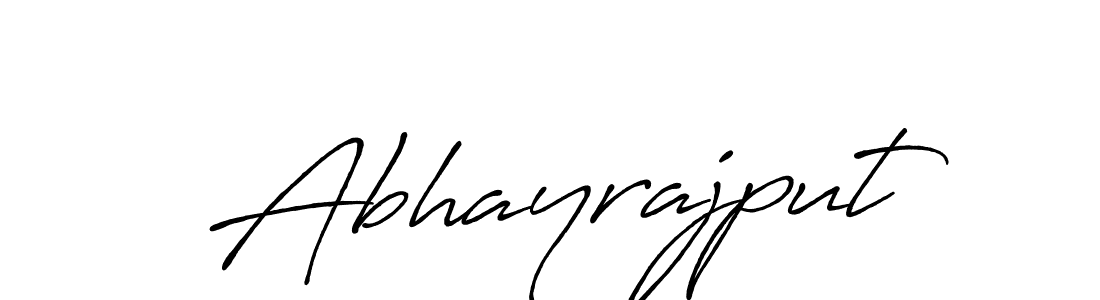 Design your own signature with our free online signature maker. With this signature software, you can create a handwritten (Antro_Vectra_Bolder) signature for name Abhayrajput. Abhayrajput signature style 7 images and pictures png