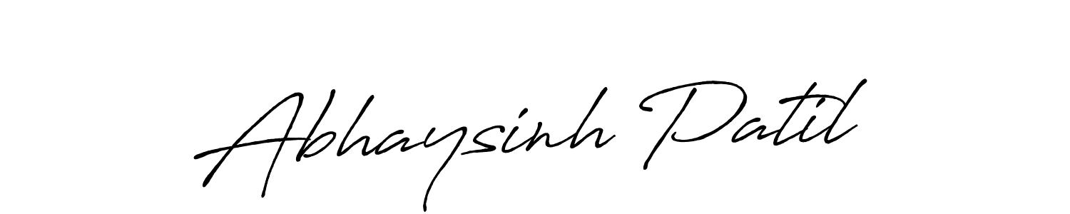It looks lik you need a new signature style for name Abhaysinh Patil. Design unique handwritten (Antro_Vectra_Bolder) signature with our free signature maker in just a few clicks. Abhaysinh Patil signature style 7 images and pictures png
