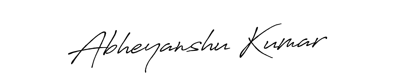 The best way (Antro_Vectra_Bolder) to make a short signature is to pick only two or three words in your name. The name Abheyanshu Kumar include a total of six letters. For converting this name. Abheyanshu Kumar signature style 7 images and pictures png