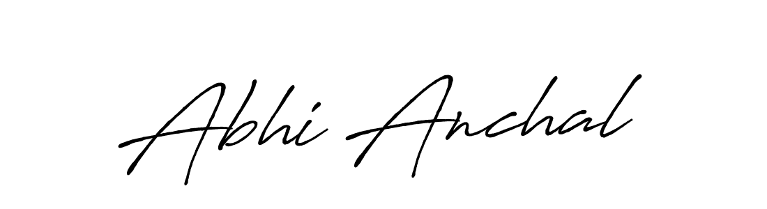 How to Draw Abhi Anchal signature style? Antro_Vectra_Bolder is a latest design signature styles for name Abhi Anchal. Abhi Anchal signature style 7 images and pictures png