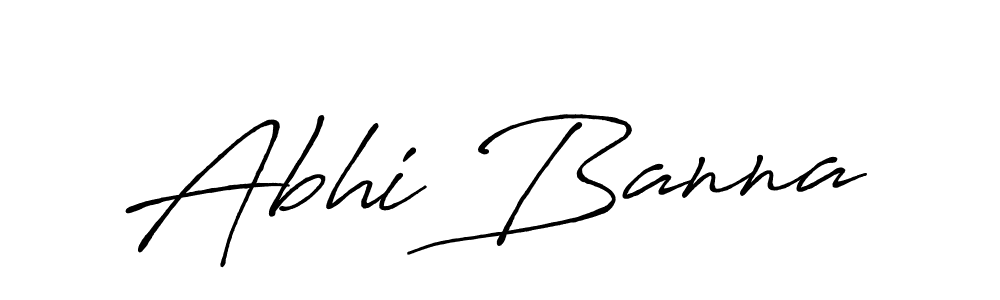 How to Draw Abhi Banna signature style? Antro_Vectra_Bolder is a latest design signature styles for name Abhi Banna. Abhi Banna signature style 7 images and pictures png