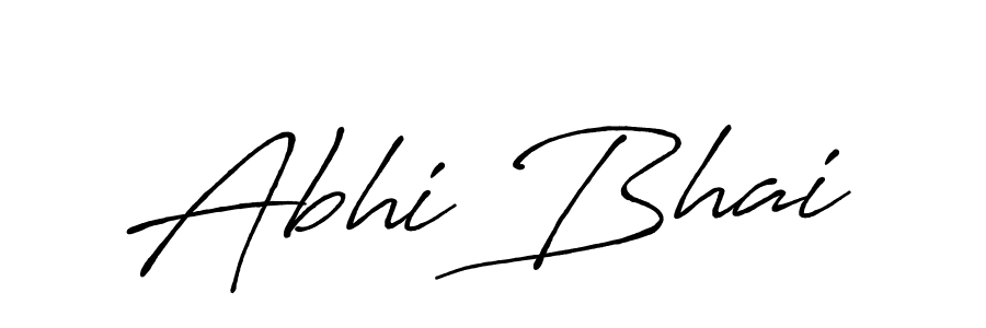 Here are the top 10 professional signature styles for the name Abhi Bhai. These are the best autograph styles you can use for your name. Abhi Bhai signature style 7 images and pictures png