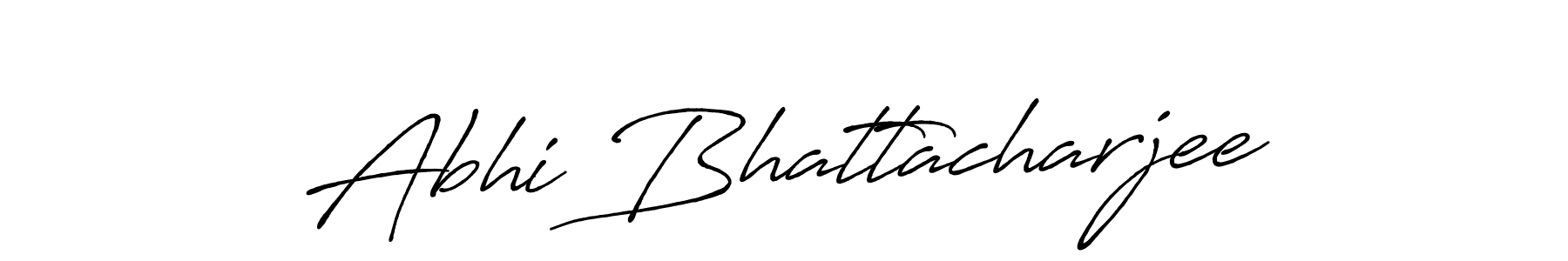 Use a signature maker to create a handwritten signature online. With this signature software, you can design (Antro_Vectra_Bolder) your own signature for name Abhi Bhattacharjee. Abhi Bhattacharjee signature style 7 images and pictures png