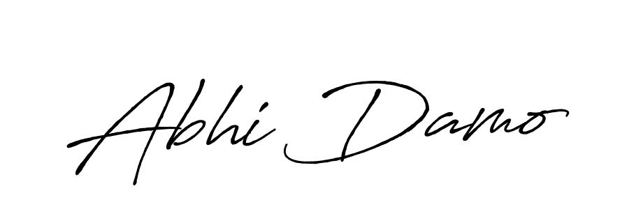 See photos of Abhi Damo official signature by Spectra . Check more albums & portfolios. Read reviews & check more about Antro_Vectra_Bolder font. Abhi Damo signature style 7 images and pictures png
