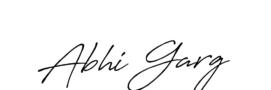 Similarly Antro_Vectra_Bolder is the best handwritten signature design. Signature creator online .You can use it as an online autograph creator for name Abhi Garg. Abhi Garg signature style 7 images and pictures png