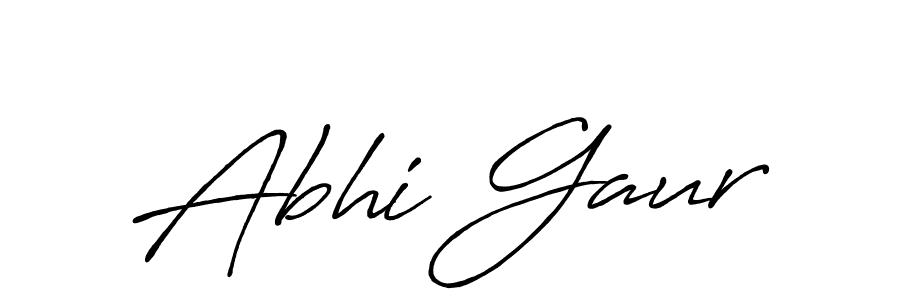 Similarly Antro_Vectra_Bolder is the best handwritten signature design. Signature creator online .You can use it as an online autograph creator for name Abhi Gaur. Abhi Gaur signature style 7 images and pictures png