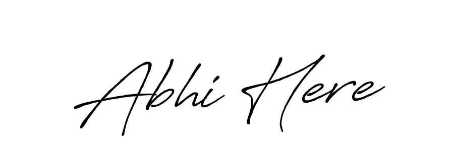 How to Draw Abhi Here signature style? Antro_Vectra_Bolder is a latest design signature styles for name Abhi Here. Abhi Here signature style 7 images and pictures png