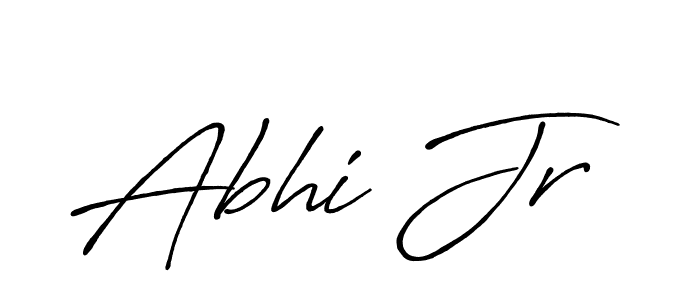 Also we have Abhi Jr name is the best signature style. Create professional handwritten signature collection using Antro_Vectra_Bolder autograph style. Abhi Jr signature style 7 images and pictures png