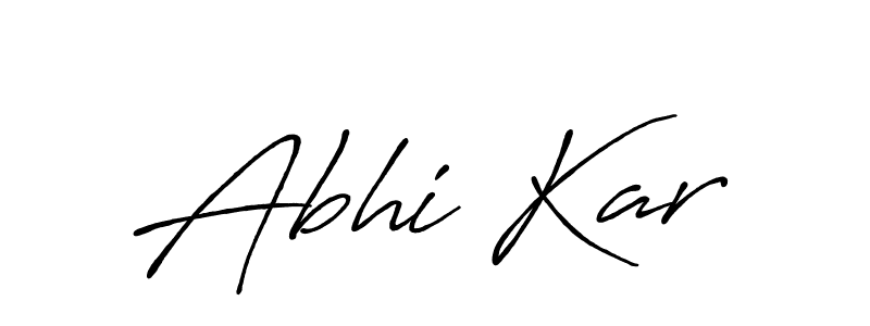 Design your own signature with our free online signature maker. With this signature software, you can create a handwritten (Antro_Vectra_Bolder) signature for name Abhi Kar. Abhi Kar signature style 7 images and pictures png