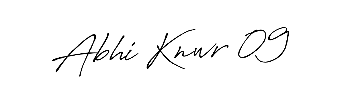 Also You can easily find your signature by using the search form. We will create Abhi Knwr 09 name handwritten signature images for you free of cost using Antro_Vectra_Bolder sign style. Abhi Knwr 09 signature style 7 images and pictures png