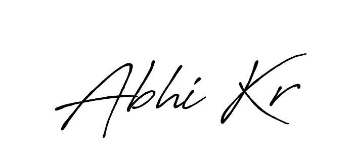 Make a beautiful signature design for name Abhi Kr. Use this online signature maker to create a handwritten signature for free. Abhi Kr signature style 7 images and pictures png