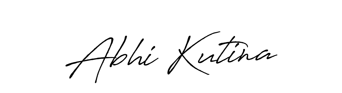 This is the best signature style for the Abhi Kutina name. Also you like these signature font (Antro_Vectra_Bolder). Mix name signature. Abhi Kutina signature style 7 images and pictures png