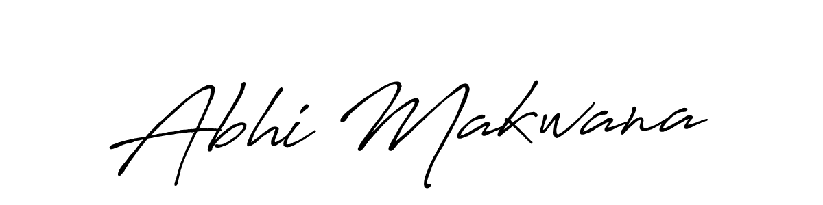 Make a short Abhi Makwana signature style. Manage your documents anywhere anytime using Antro_Vectra_Bolder. Create and add eSignatures, submit forms, share and send files easily. Abhi Makwana signature style 7 images and pictures png