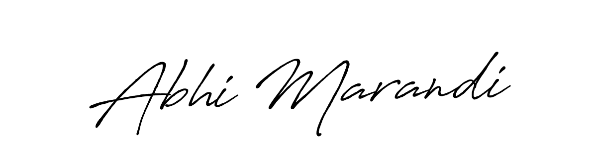 Antro_Vectra_Bolder is a professional signature style that is perfect for those who want to add a touch of class to their signature. It is also a great choice for those who want to make their signature more unique. Get Abhi Marandi name to fancy signature for free. Abhi Marandi signature style 7 images and pictures png