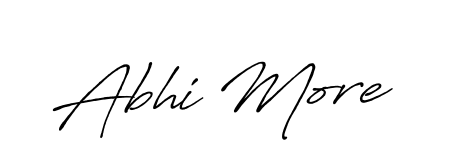 This is the best signature style for the Abhi More name. Also you like these signature font (Antro_Vectra_Bolder). Mix name signature. Abhi More signature style 7 images and pictures png