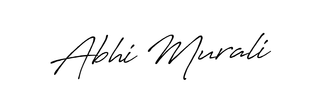 Make a beautiful signature design for name Abhi Murali. Use this online signature maker to create a handwritten signature for free. Abhi Murali signature style 7 images and pictures png