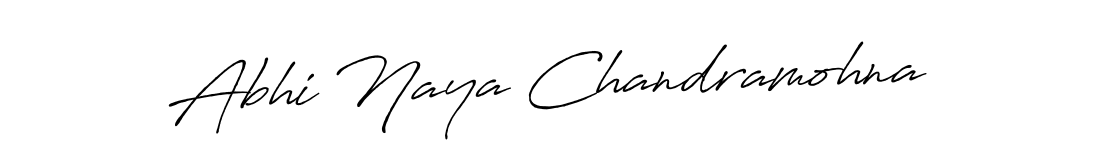 You should practise on your own different ways (Antro_Vectra_Bolder) to write your name (Abhi Naya Chandramohna) in signature. don't let someone else do it for you. Abhi Naya Chandramohna signature style 7 images and pictures png