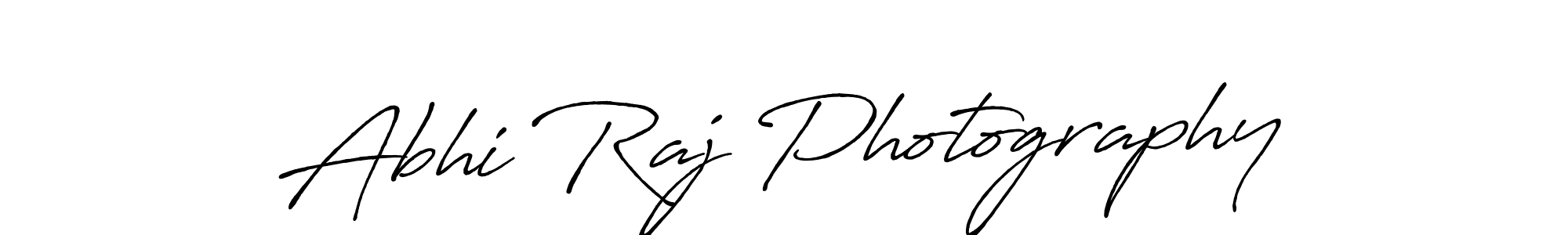 Similarly Antro_Vectra_Bolder is the best handwritten signature design. Signature creator online .You can use it as an online autograph creator for name Abhi Raj Photography. Abhi Raj Photography signature style 7 images and pictures png