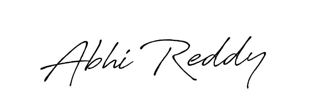 Create a beautiful signature design for name Abhi Reddy. With this signature (Antro_Vectra_Bolder) fonts, you can make a handwritten signature for free. Abhi Reddy signature style 7 images and pictures png