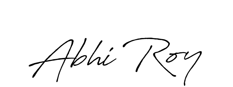 Also You can easily find your signature by using the search form. We will create Abhi Roy name handwritten signature images for you free of cost using Antro_Vectra_Bolder sign style. Abhi Roy signature style 7 images and pictures png