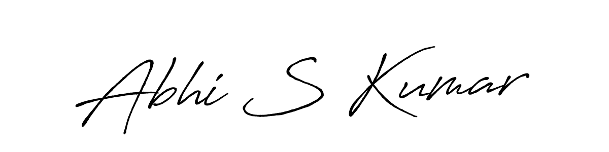 Once you've used our free online signature maker to create your best signature Antro_Vectra_Bolder style, it's time to enjoy all of the benefits that Abhi S Kumar name signing documents. Abhi S Kumar signature style 7 images and pictures png