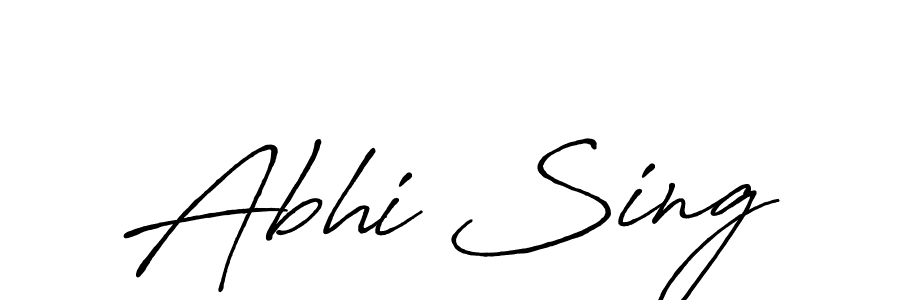 You can use this online signature creator to create a handwritten signature for the name Abhi Sing. This is the best online autograph maker. Abhi Sing signature style 7 images and pictures png