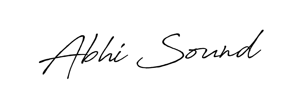 Once you've used our free online signature maker to create your best signature Antro_Vectra_Bolder style, it's time to enjoy all of the benefits that Abhi Sound name signing documents. Abhi Sound signature style 7 images and pictures png