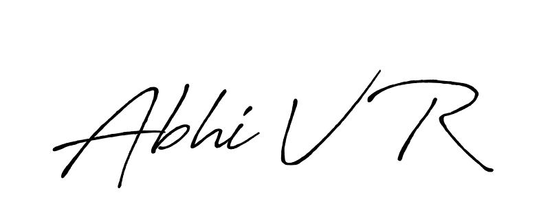 See photos of Abhi V R official signature by Spectra . Check more albums & portfolios. Read reviews & check more about Antro_Vectra_Bolder font. Abhi V R signature style 7 images and pictures png