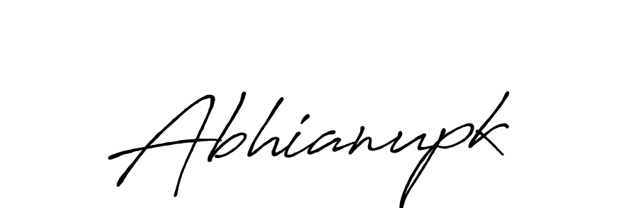 Create a beautiful signature design for name Abhianupk. With this signature (Antro_Vectra_Bolder) fonts, you can make a handwritten signature for free. Abhianupk signature style 7 images and pictures png