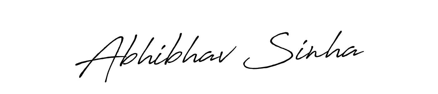 Once you've used our free online signature maker to create your best signature Antro_Vectra_Bolder style, it's time to enjoy all of the benefits that Abhibhav Sinha name signing documents. Abhibhav Sinha signature style 7 images and pictures png